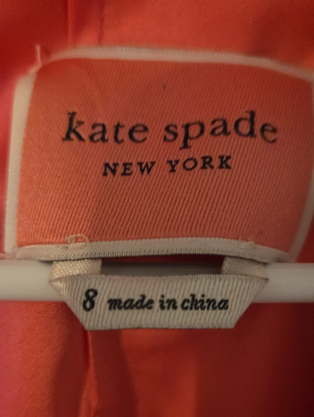 Kate Spade New York multi-color floral midi dress with a V-neckline